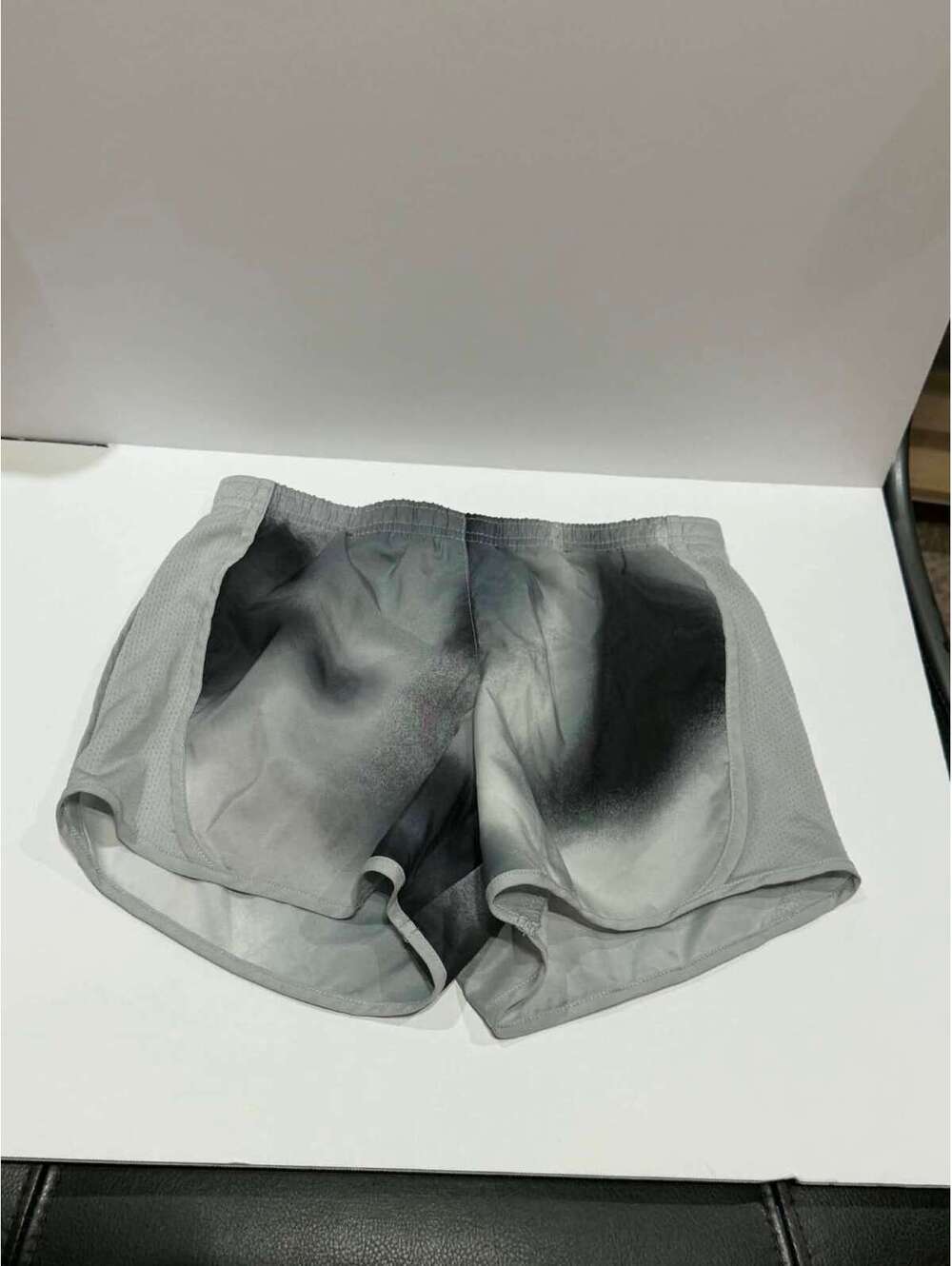 Youth Girls Athletic Works Gray Polyester Running Shorts, small